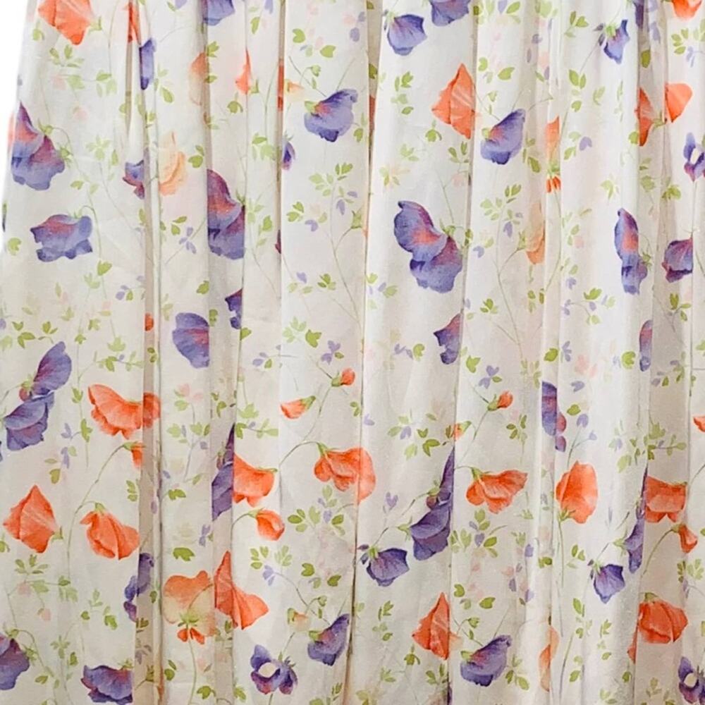 Vintage herman geist floral skirt sz 12 80's/90's - Picture 5 of 5